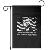 John F Kennedy Quote Garden Flag American Flag US President
