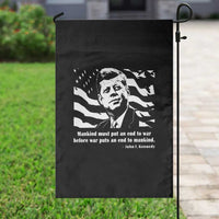 John F Kennedy Quote Garden Flag American Flag US President