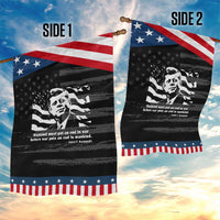 John F Kennedy Quote Garden Flag American Flag US President