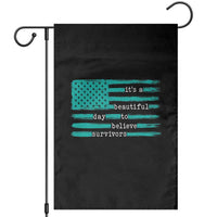 Sexual Assault Awareness Garden Flag It's a Beautiful Day To Believe Survivors