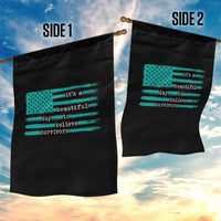 Sexual Assault Awareness Garden Flag It's a Beautiful Day To Believe Survivors
