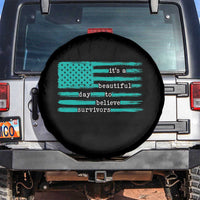 Sexual Assault Awareness Spare Tire Cover It's a Beautiful Day To Believe Survivors