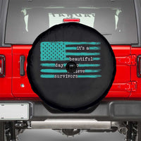 Sexual Assault Awareness Spare Tire Cover It's a Beautiful Day To Believe Survivors