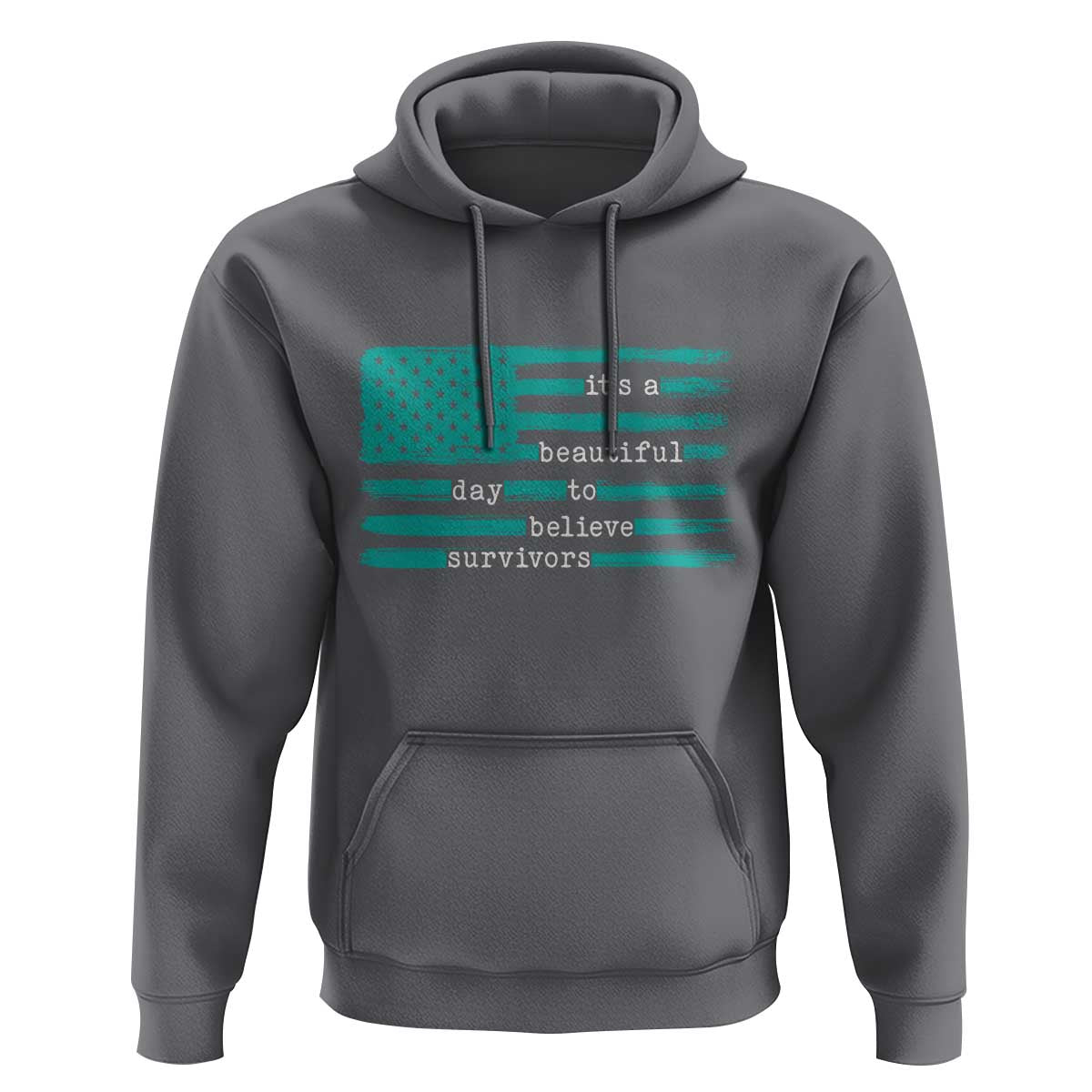 Sexual Assault Awareness Hoodie It's a Beautiful Day To Believe Survivors