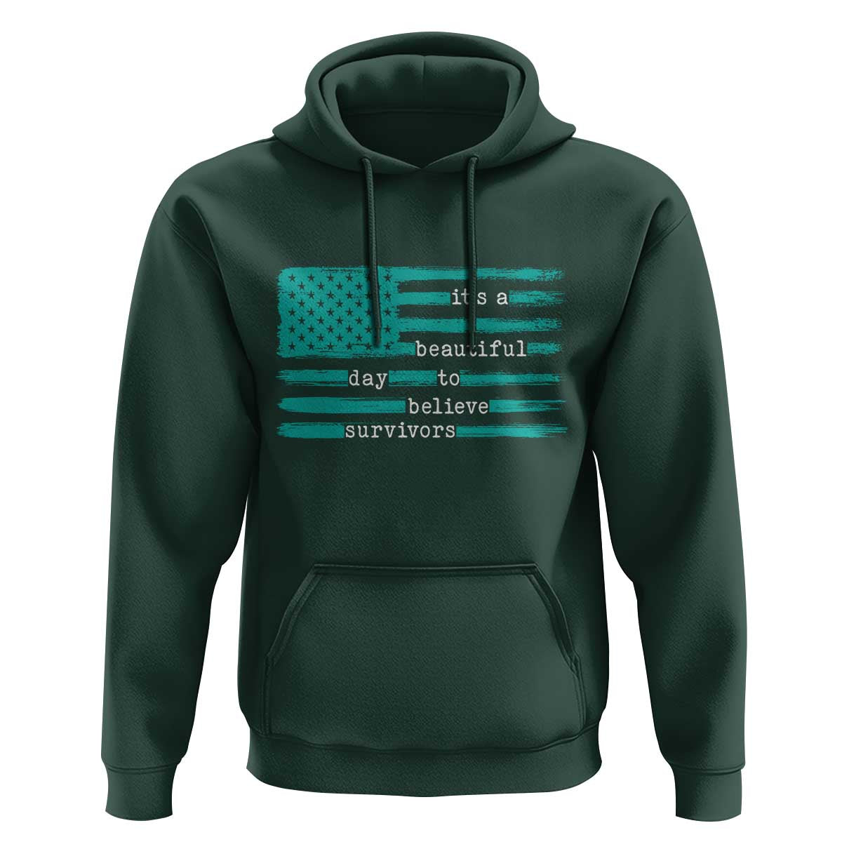 Sexual Assault Awareness Hoodie It's a Beautiful Day To Believe Survivors
