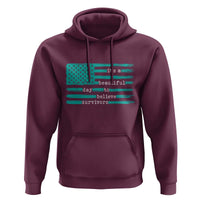 Sexual Assault Awareness Hoodie It's a Beautiful Day To Believe Survivors