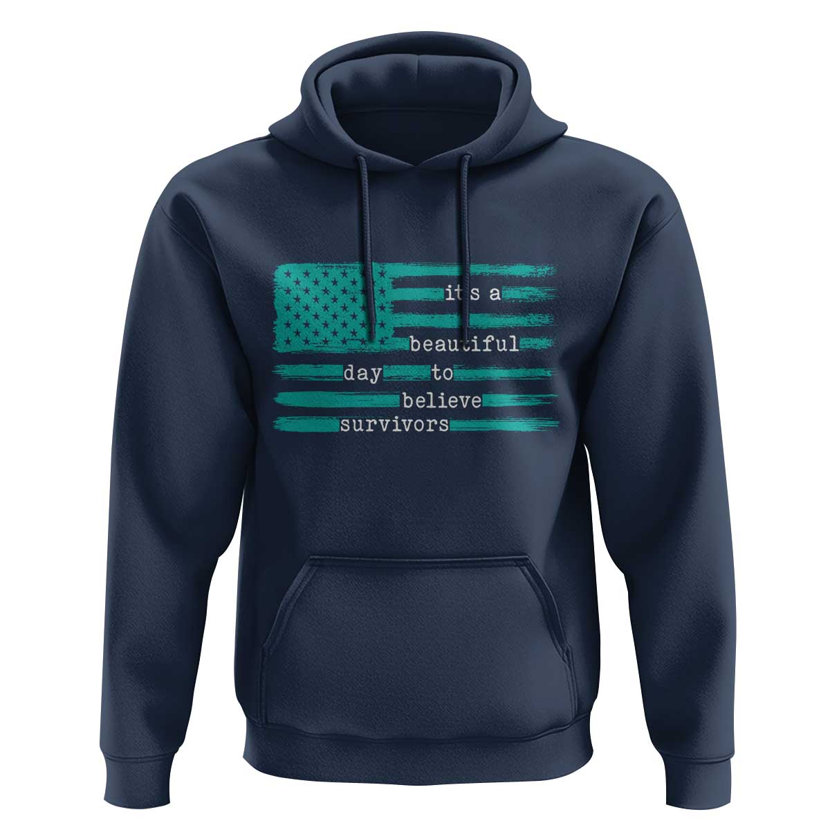 Sexual Assault Awareness Hoodie It's a Beautiful Day To Believe Survivors