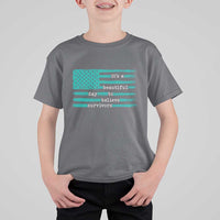 Sexual Assault Awareness T Shirt For Kid It's a Beautiful Day To Believe Survivors
