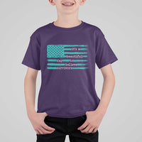 Sexual Assault Awareness T Shirt For Kid It's a Beautiful Day To Believe Survivors