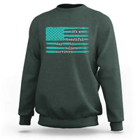 Sexual Assault Awareness Sweatshirt It's a Beautiful Day To Believe Survivors