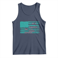 Sexual Assault Awareness Tank Top It's a Beautiful Day To Believe Survivors