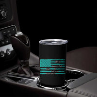 Sexual Assault Awareness Tumbler Cup It's a Beautiful Day To Believe Survivors