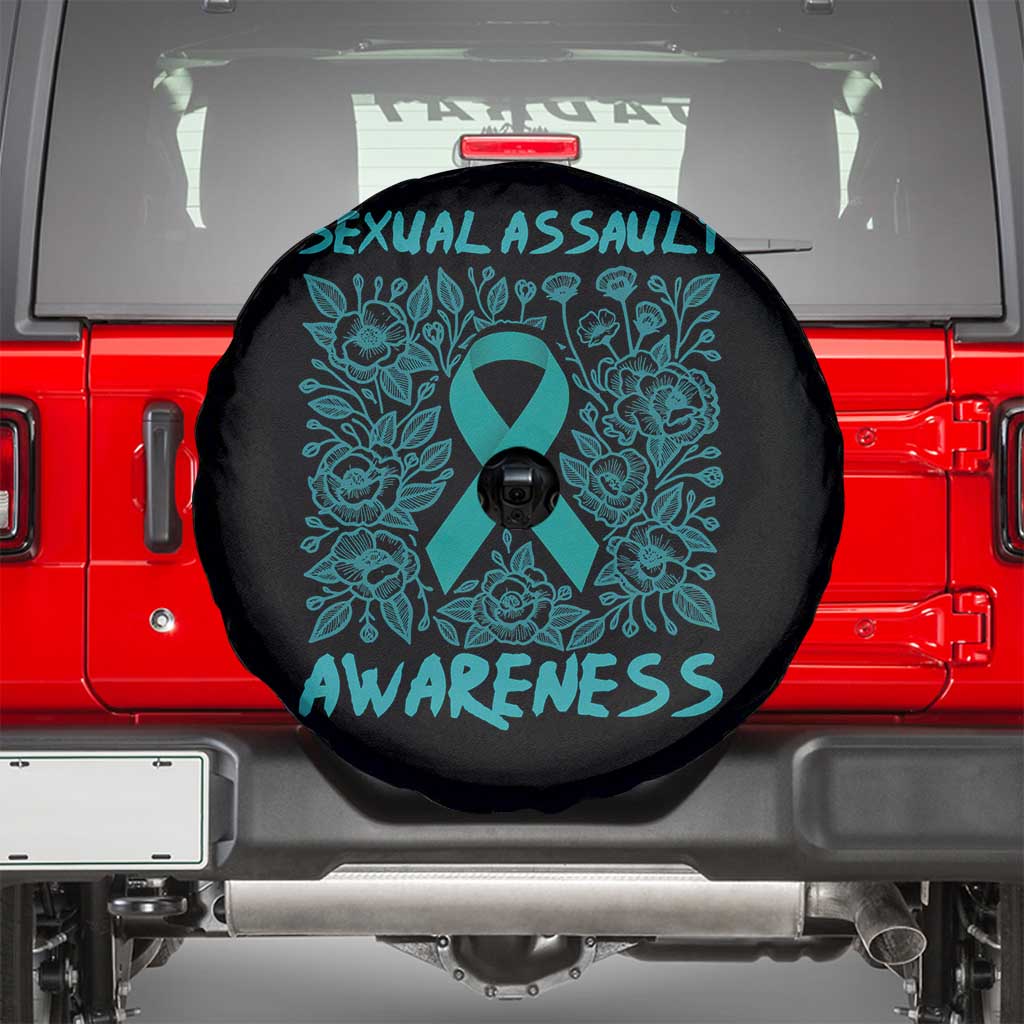 Sexual Assault Awareness Month Spare Tire Cover