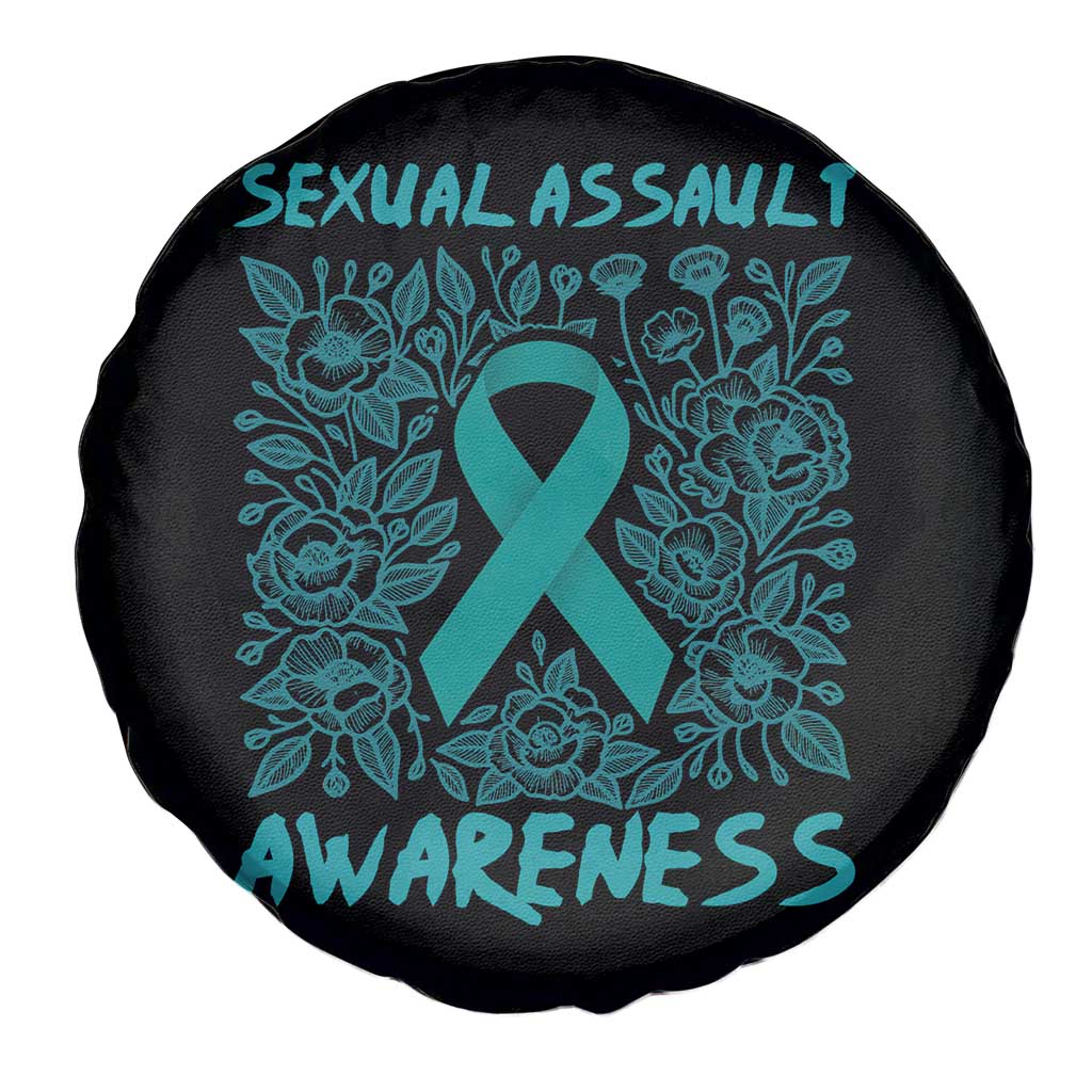 Sexual Assault Awareness Month Spare Tire Cover