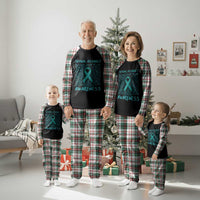 Sexual Assault Awareness Month Plaid Pajama Set