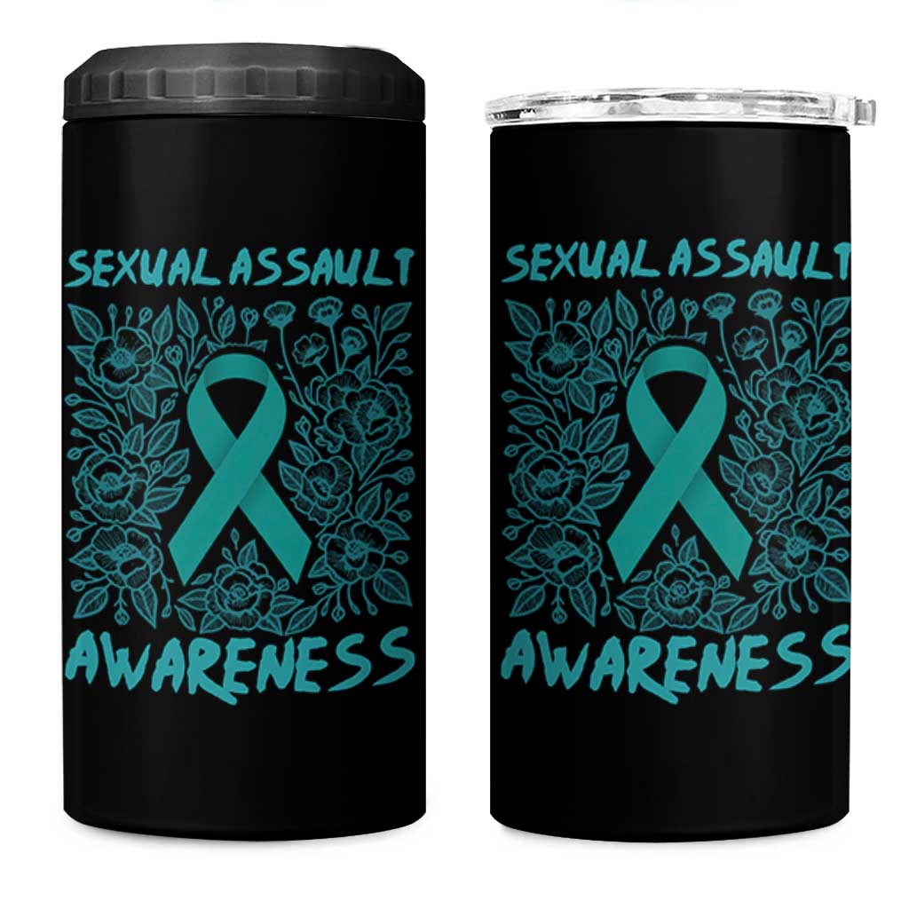 Sexual Assault Awareness Month 4 in 1 Can Cooler Tumbler