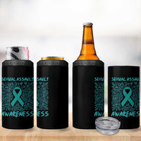 Sexual Assault Awareness Month 4 in 1 Can Cooler Tumbler