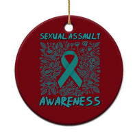 Sexual Assault Awareness Month Ceramic Ornament