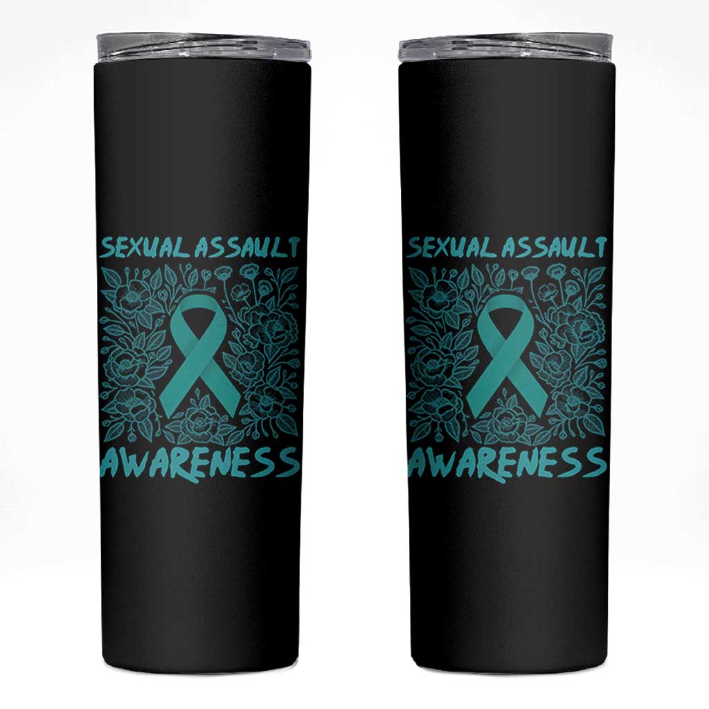 Sexual Assault Awareness Month Skinny Tumbler