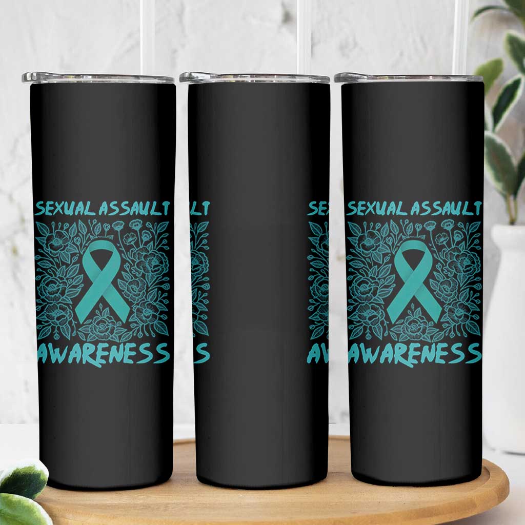 Sexual Assault Awareness Month Skinny Tumbler