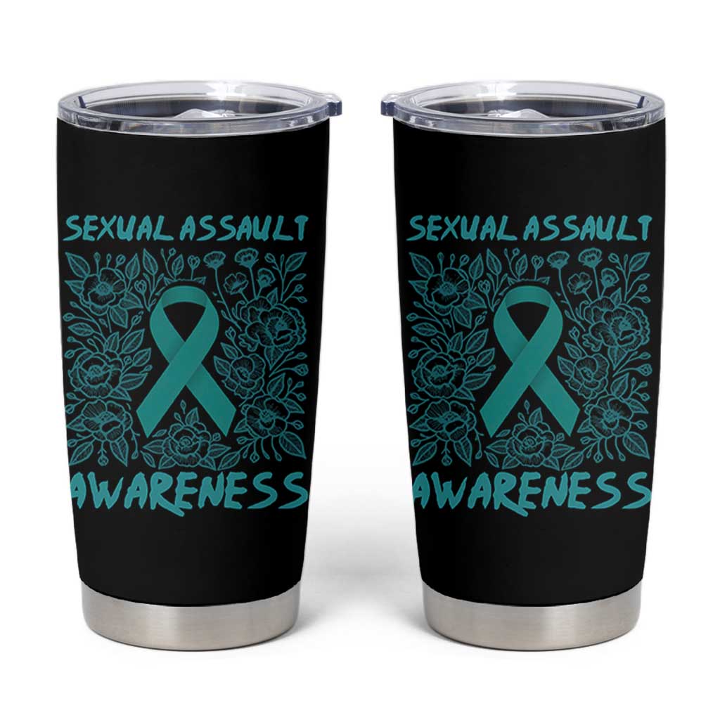 Sexual Assault Awareness Month Tumbler Cup