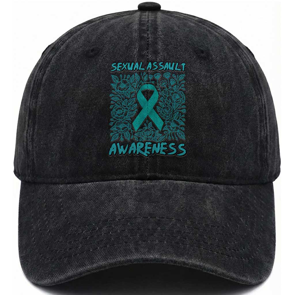Sexual Assault Awareness Month Washed Cotton Baseball Cap