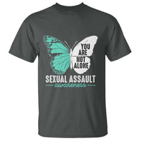 April Sexual Assault Awareness T Shirt Teal Ribbon Flower