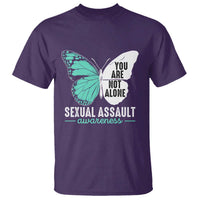 April Sexual Assault Awareness T Shirt Teal Ribbon Flower