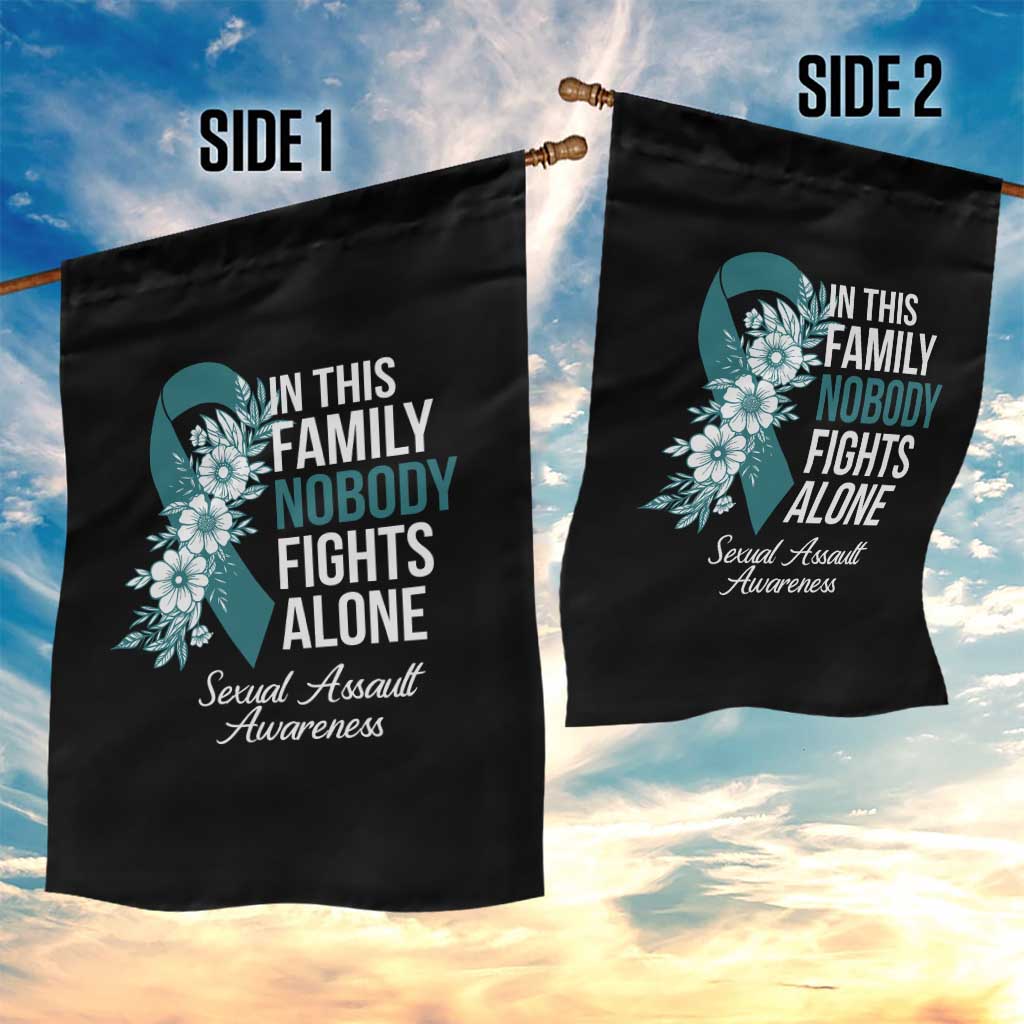 Sexual Assault Awareness Garden Flag In This Family Nobody Fights Alone
