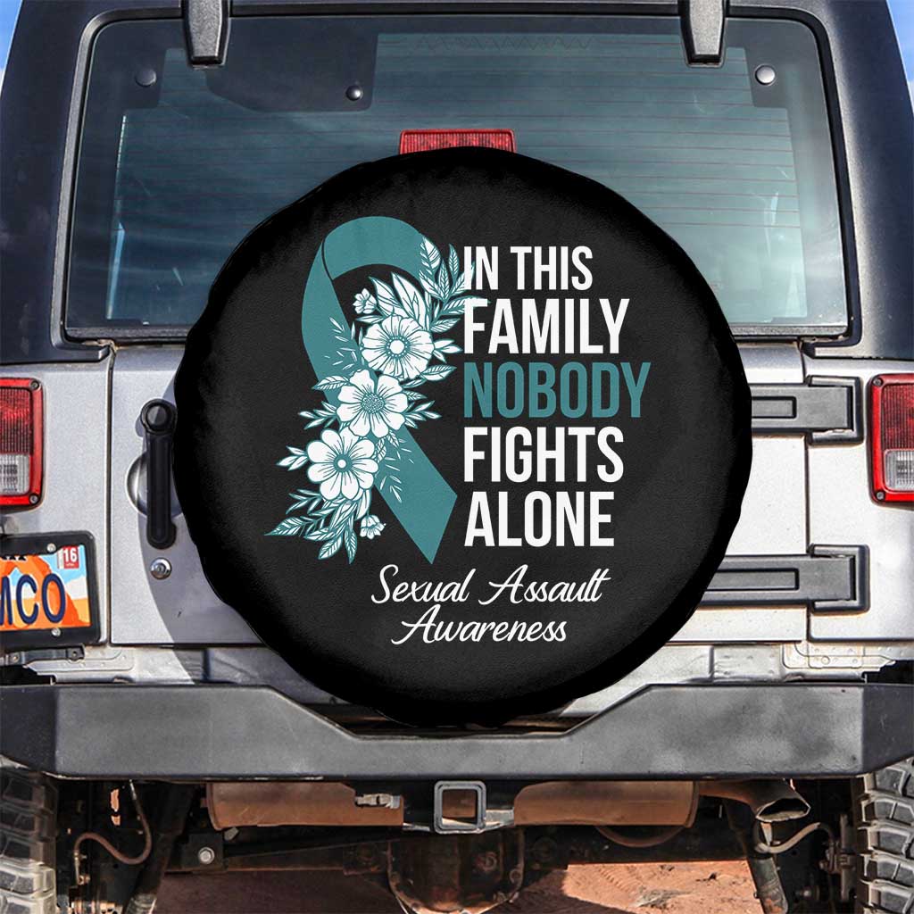 Sexual Assault Awareness Spare Tire Cover In This Family Nobody Fights Alone