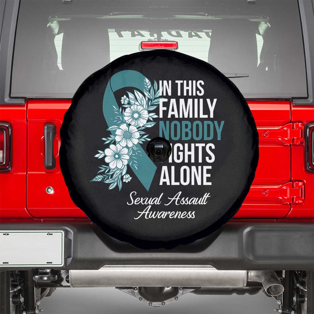 Sexual Assault Awareness Spare Tire Cover In This Family Nobody Fights Alone