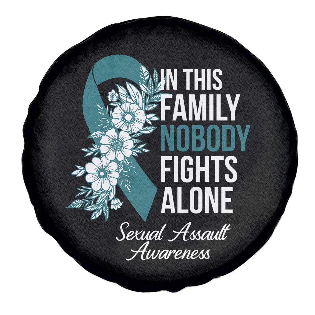 Sexual Assault Awareness Spare Tire Cover In This Family Nobody Fights Alone