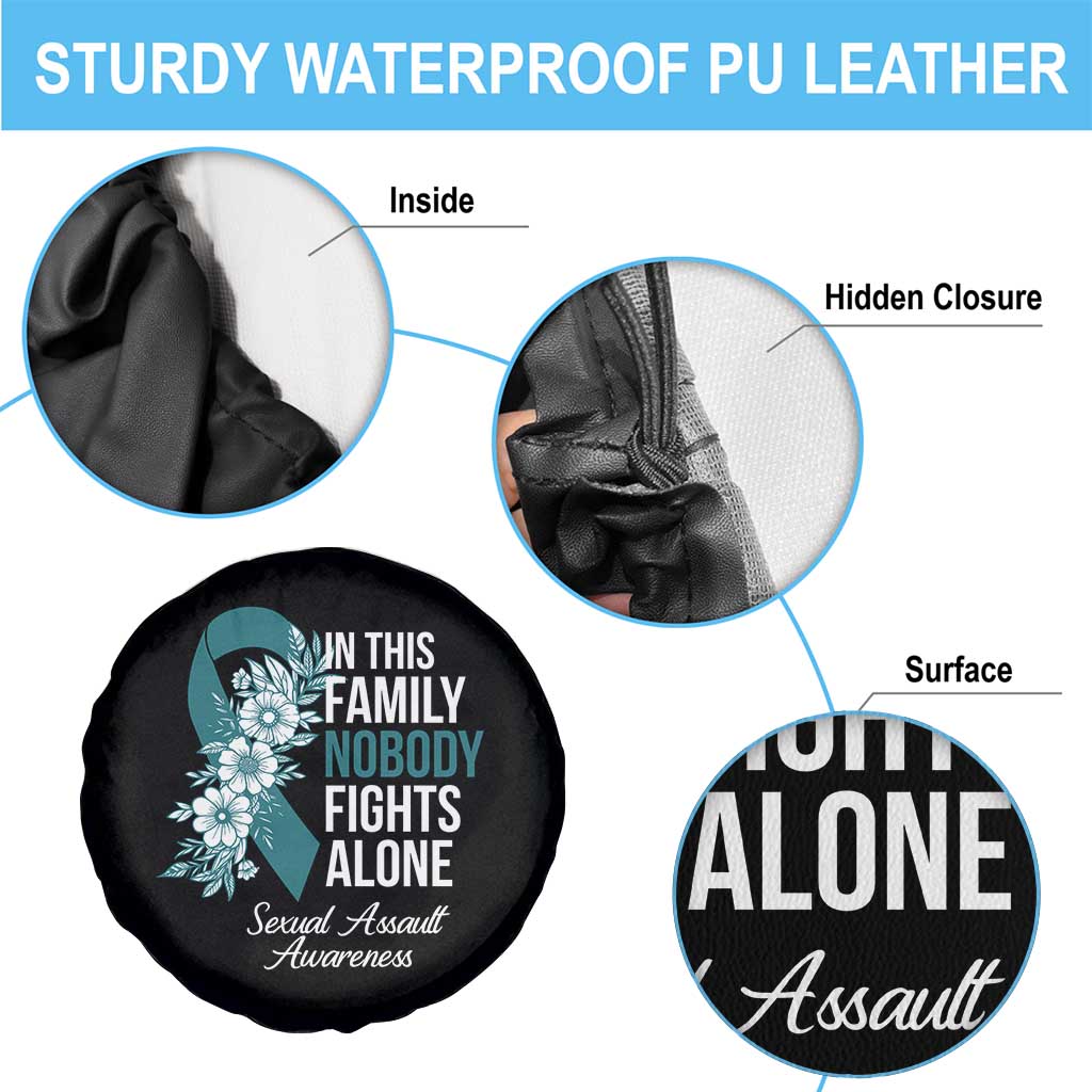 Sexual Assault Awareness Spare Tire Cover In This Family Nobody Fights Alone
