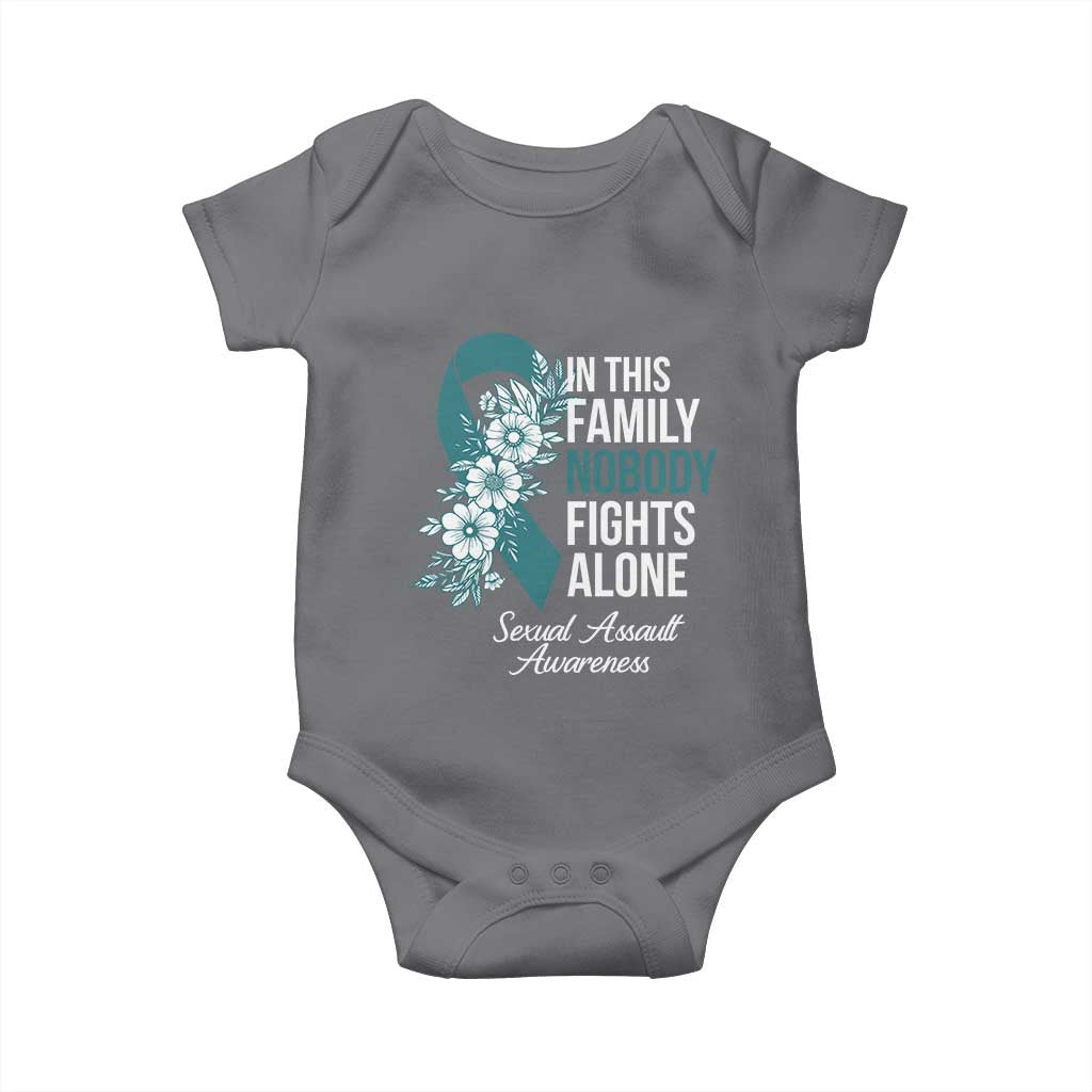 Sexual Assault Awareness Baby Onesie In This Family Nobody Fights Alone