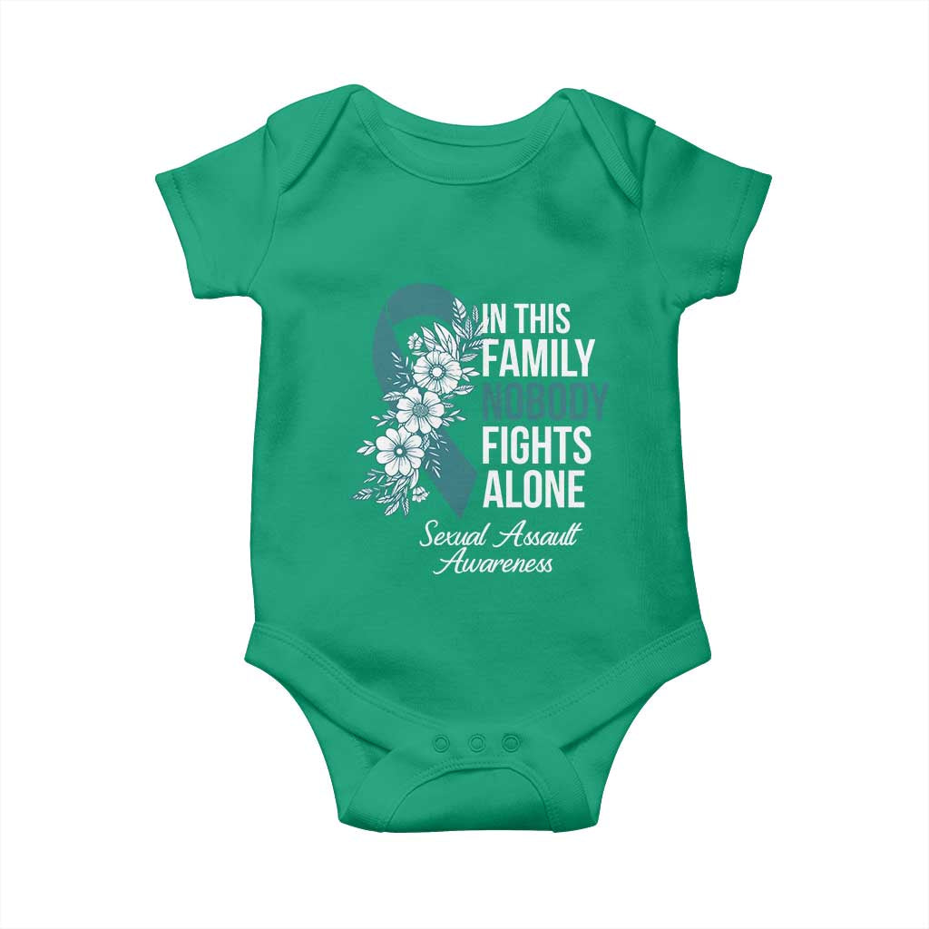 Sexual Assault Awareness Baby Onesie In This Family Nobody Fights Alone