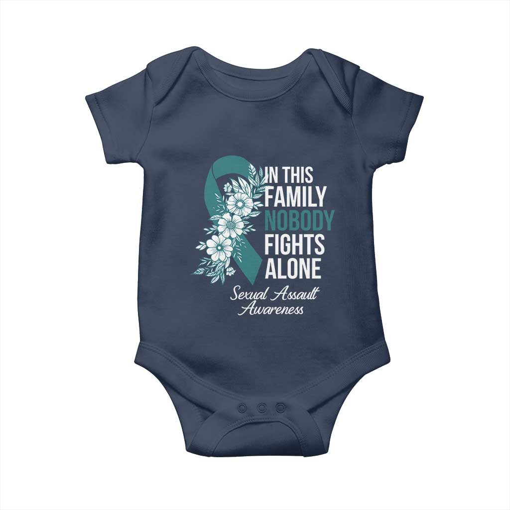 Sexual Assault Awareness Baby Onesie In This Family Nobody Fights Alone