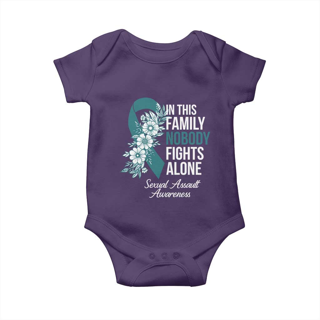 Sexual Assault Awareness Baby Onesie In This Family Nobody Fights Alone