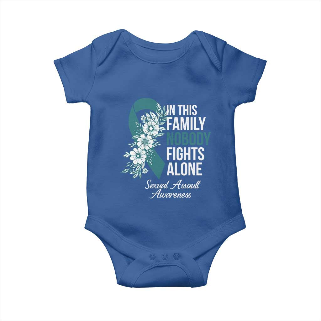 Sexual Assault Awareness Baby Onesie In This Family Nobody Fights Alone