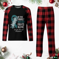 Sexual Assault Awareness Plaid Pajama Set In This Family Nobody Fights Alone