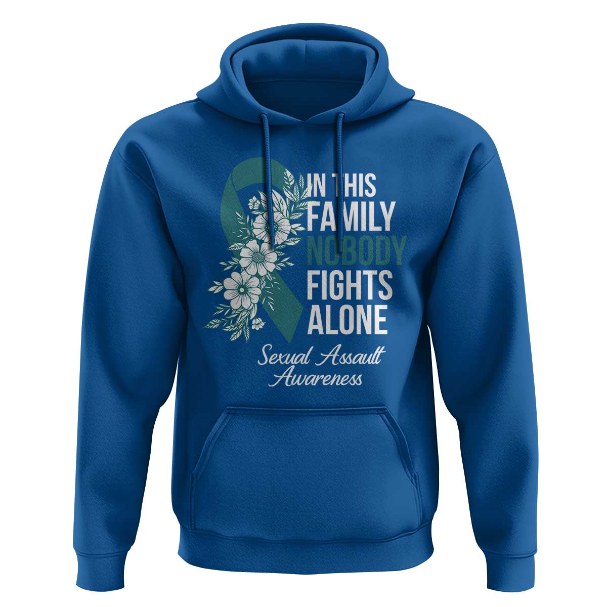 Sexual Assault Awareness Hoodie In This Family Nobody Fights Alone