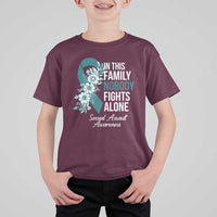 Sexual Assault Awareness T Shirt For Kid In This Family Nobody Fights Alone
