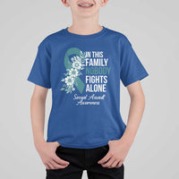 Sexual Assault Awareness T Shirt For Kid In This Family Nobody Fights Alone