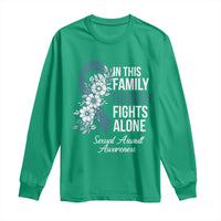 Sexual Assault Awareness Long Sleeve Shirt In This Family Nobody Fights Alone