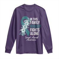 Sexual Assault Awareness Long Sleeve Shirt In This Family Nobody Fights Alone
