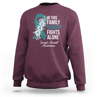 Sexual Assault Awareness Sweatshirt In This Family Nobody Fights Alone