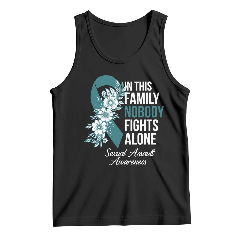 Sexual Assault Awareness Tank Top In This Family Nobody Fights Alone