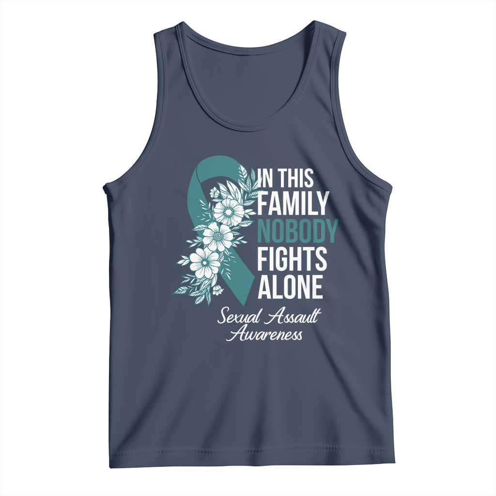 Sexual Assault Awareness Tank Top In This Family Nobody Fights Alone