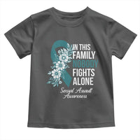 Sexual Assault Awareness Toddler T Shirt In This Family Nobody Fights Alone