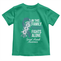 Sexual Assault Awareness Toddler T Shirt In This Family Nobody Fights Alone