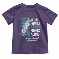 Sexual Assault Awareness Toddler T Shirt In This Family Nobody Fights Alone